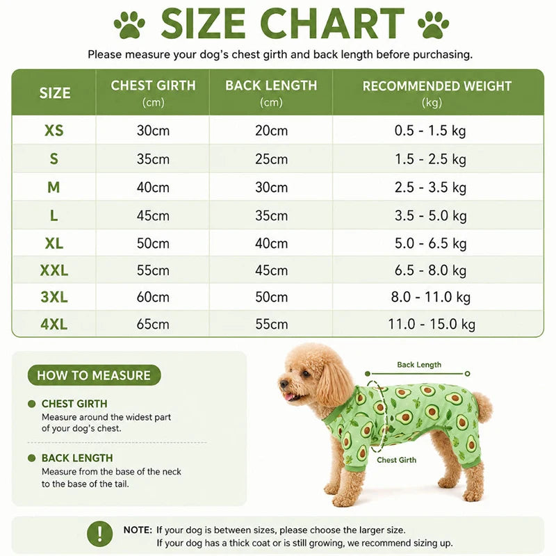 Dog Pajamas for Small Dogs Girl Boy Puppy Pjs Summer Pet Onesies for Chihuahua Yorkie Teacup Cute Soft Material Stretch Outfit