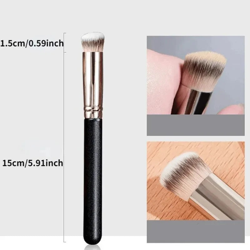 1/2/3 pcs Foundation Concealer Brush, Premium Contour Blusher Brushes, Flawless Under Eye Dense Face
