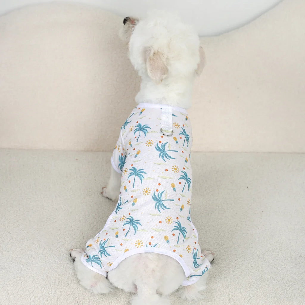 Dog Pajamas for Small Dogs Girl Boy Puppy Pjs Summer Pet Onesies for Chihuahua Yorkie Teacup Cute Soft Material Stretch Outfit