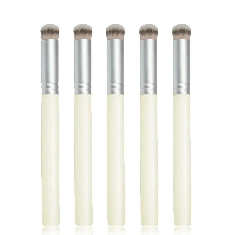 Pro Dual-Ended Foundation Brush - Hypoallergenic Dense Concealer & Contour Blender, Vegan Cruelty-Free Makeup Tool