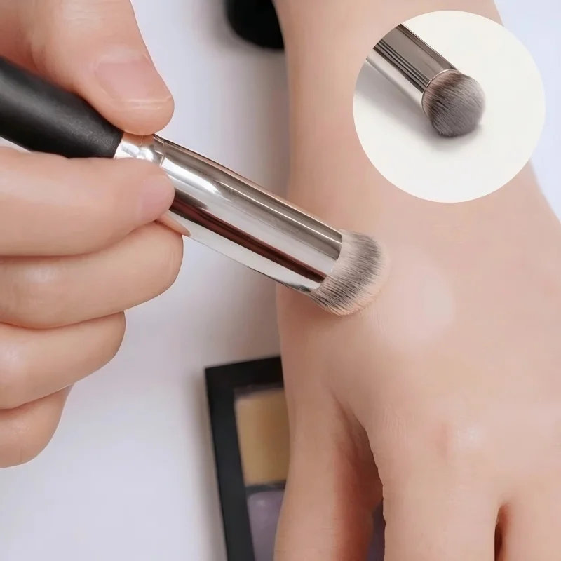 1/2/3 pcs Foundation Concealer Brush, Premium Contour Blusher Brushes, Flawless Under Eye Dense Face